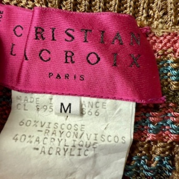 NWT Authentic original designer Christian Lacroix knit set - Picture 5 of 15